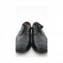 Wide Fitting Black Ghillie Brogue