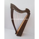 22 STRING CELTIC HARP RED WOOD WITH EXTRA STRING SET