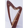 NEW 24 STRING CELTIC IRISH LEVER HARP MADE WITH ROSE WOOD