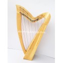 22 STRING LEVER HARP CELTIC HARP MADE WITH ASH WOOD