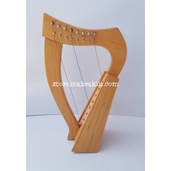 8 STRING CELTIC HARP MADE WITH BEECH WOOD FREE SHIPPING