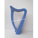 NEW 15 STRING CELTIC BABY LEVER HARP WITH FREE EXTRA STRING SET