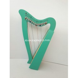 NEW 15 STRING CELTIC LEVER BABY HARP MADE BEECH WOOD