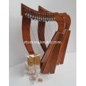 NEW 15 STRING CELTIC BABY HARP MADE ROSEWOOD WITH BELT