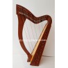 NEW 22 STRING CELTIC IRISH LEVER HARP MADE ROSEWOOD