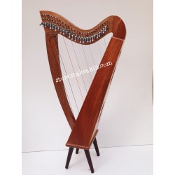 27 STRING CELTIC LEVER IRISH HARP WITH REMOVABLE LEGS