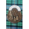 Mens Full Dress Kilt Sporran Formal Seal Skin Celtic Cantle Antique/Kilt Sporran