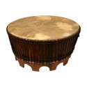 Drum Coffee Table, 38 with Beaters"