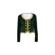 Green Velvet Highland Dance Jacket full sleeve