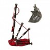 Bagpipe, Black Rosewood, Tartan, Syn Bag