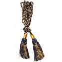 Gold / Navy Silk Bagpipe Cord
