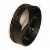 Bodhran, 14x5", Plywood, Black, T-Bar"